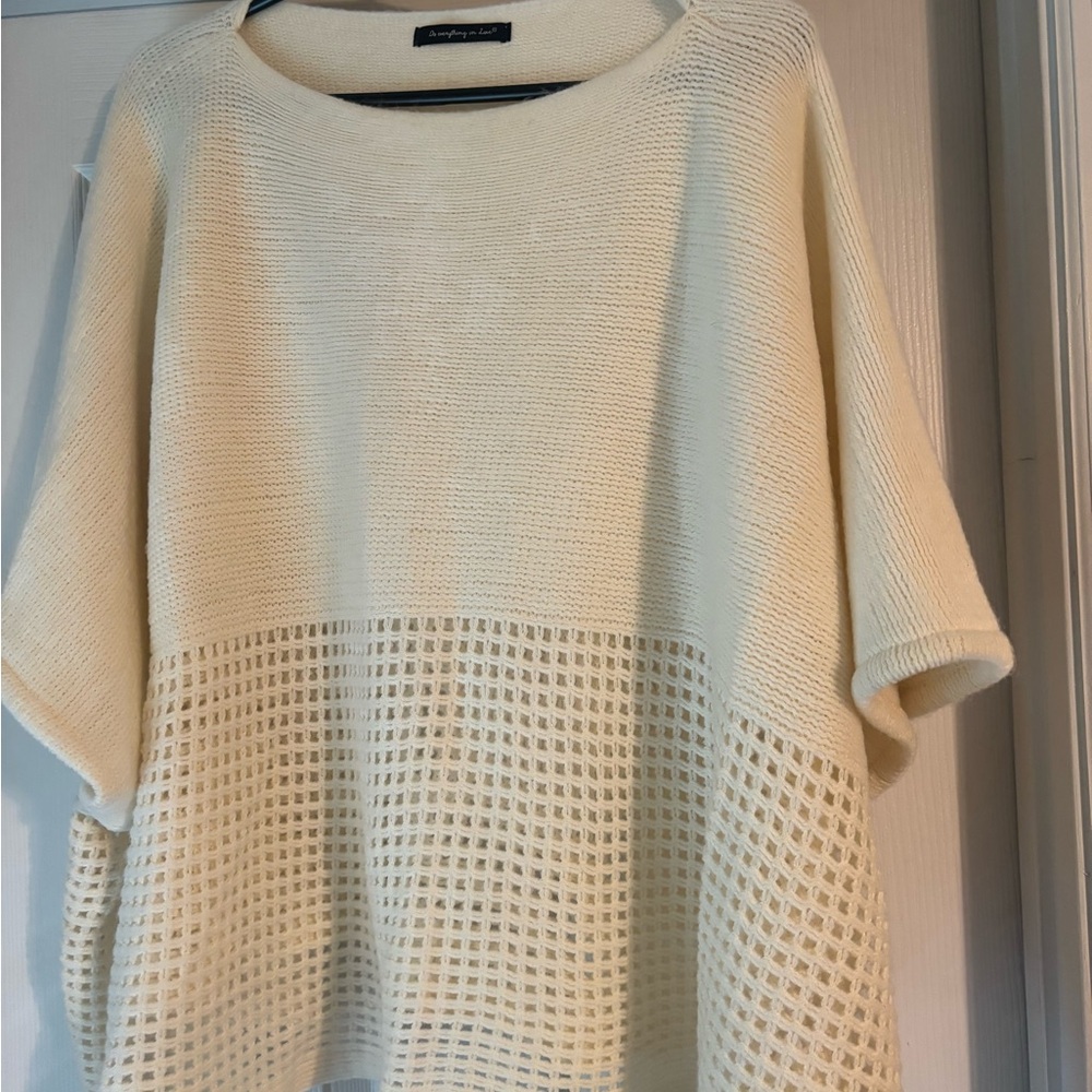 Do Everything in Love Ivory Knit Sweater
